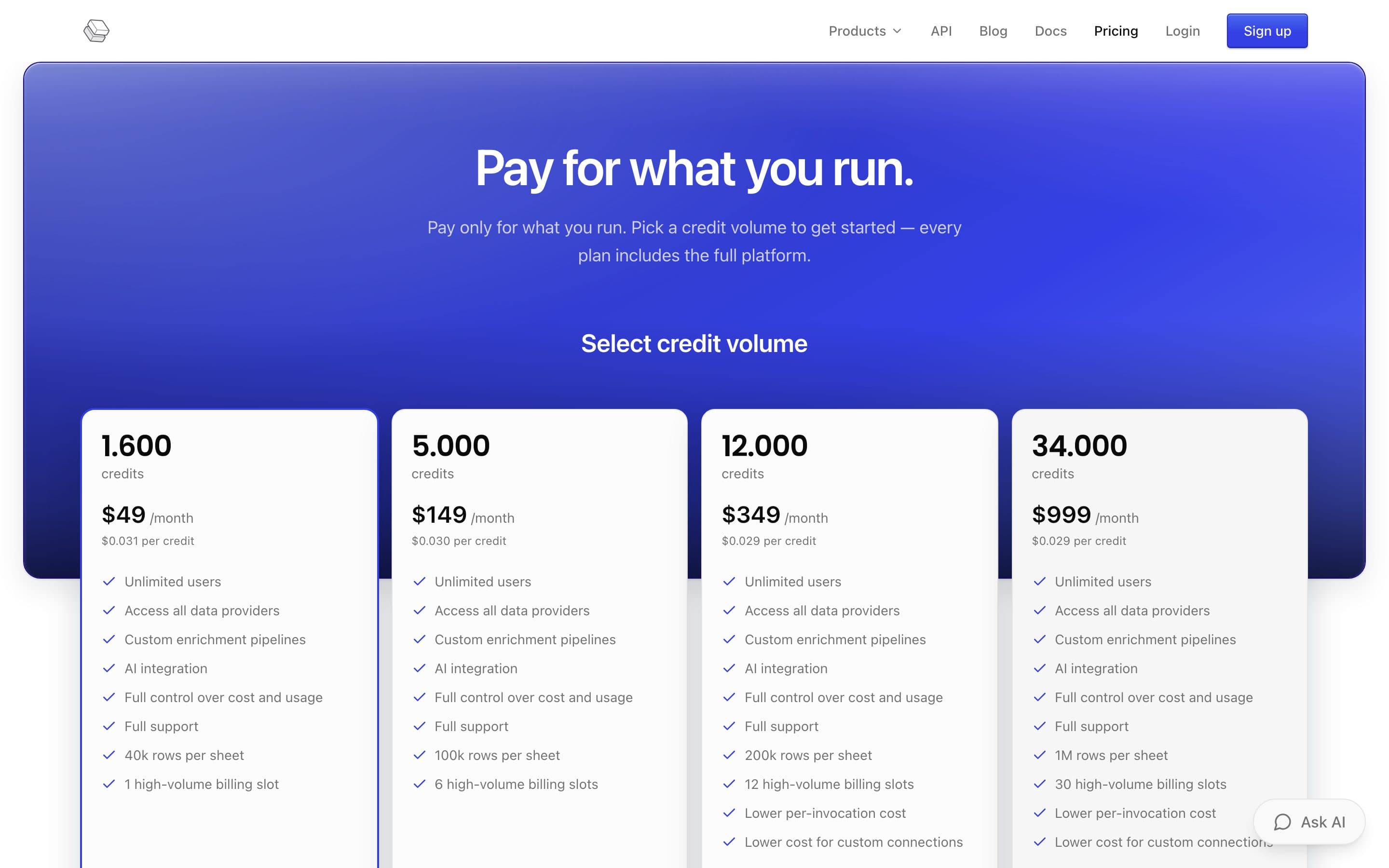 pipe0 pricing page start at $49 per month. The cheapest and most powerful orchestrator in this list.